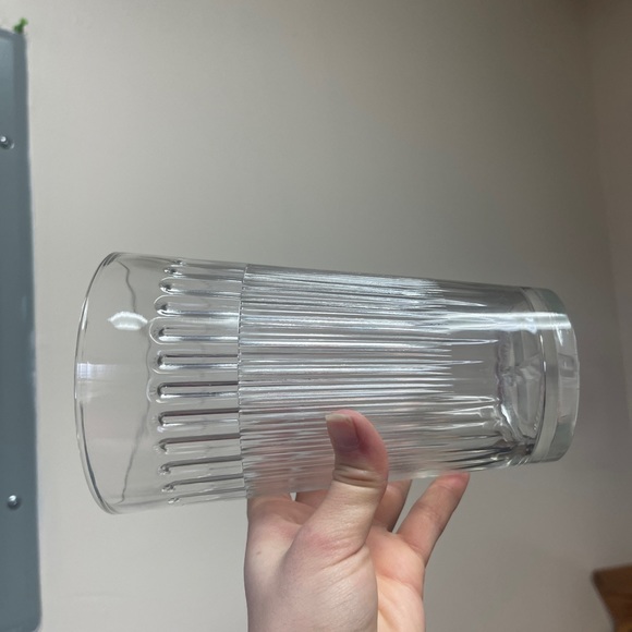 Vintage Hazel Atlas Karlsons's Mix Quick Shaker Bar Glass Mix-Serv NOS - Picture 6 of 6